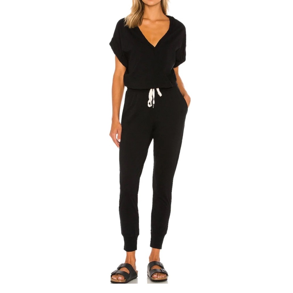 N:philanthropy Wally jumpsuit in black cat